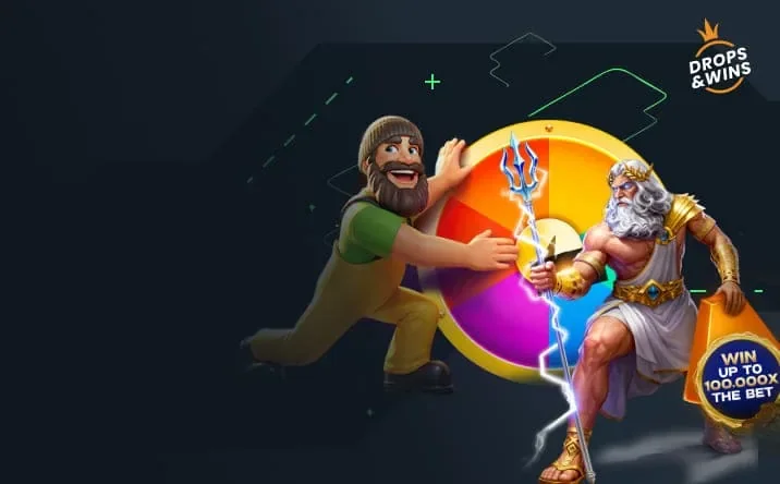 Drops and Wins network promotion banner